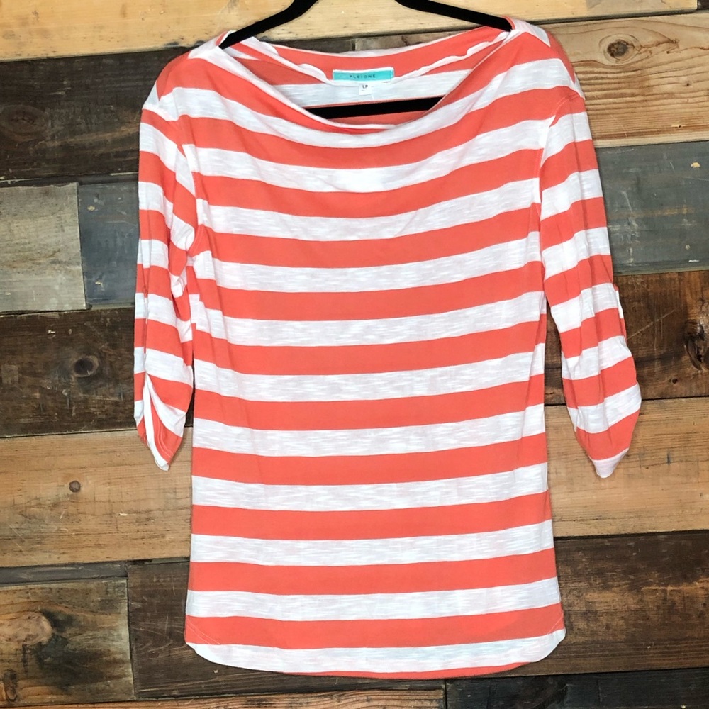 Pleione | Boatneck top 3/4 sleeves NWT